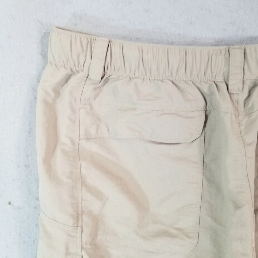 The North Face‎ cargo hiking shorts men's large beige Comfort waist outdoor